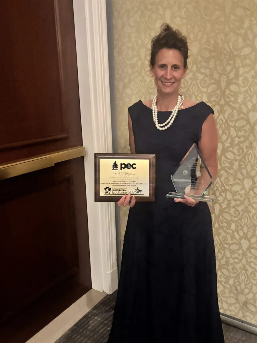 Dr. Mandy Manna Accepts the 2026 Governor's Award for Environmental Excellence